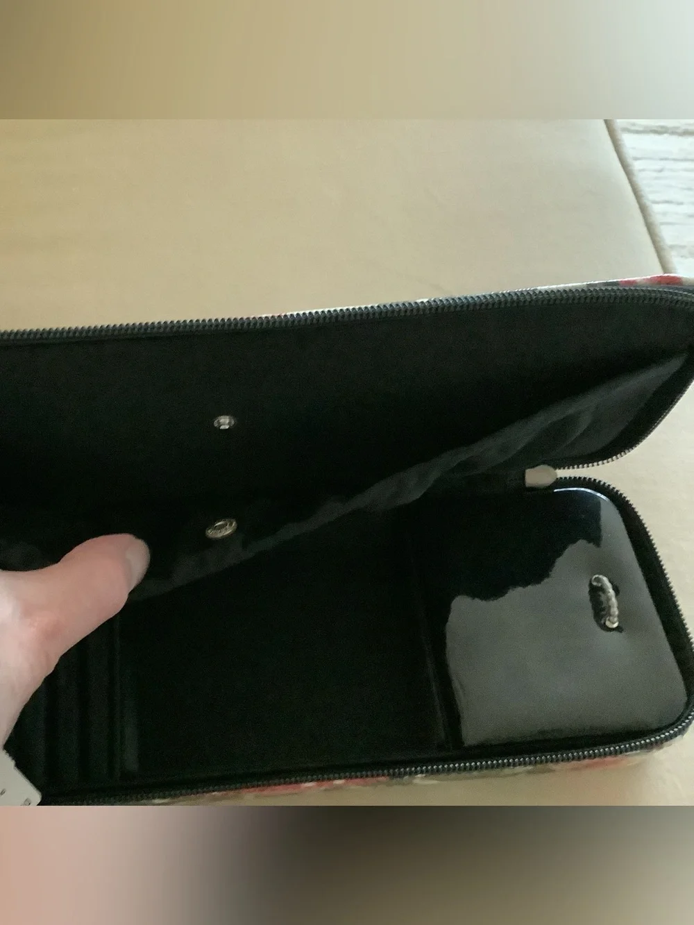 Brighton Jewelry Case - Pink, Black, White